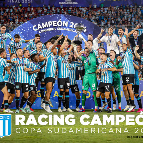 RACING CAMPEÓN SUDAMERICANA 2024