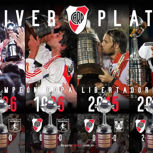RIVER 4 COPAS LIBERTADORES