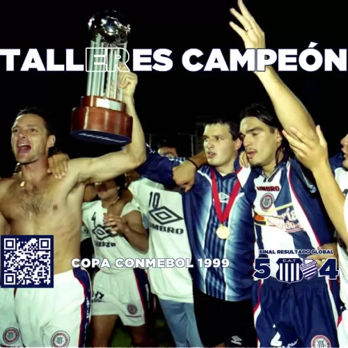 TALLERES CAMPEÓN COPA CONMEBOL 1999